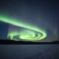 Spiral Aurora over Finland