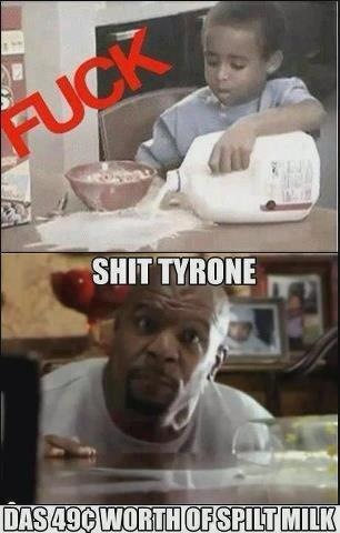 Get your shit together Tyrone - meme