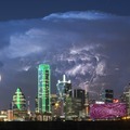 Approaching storm in Dallas