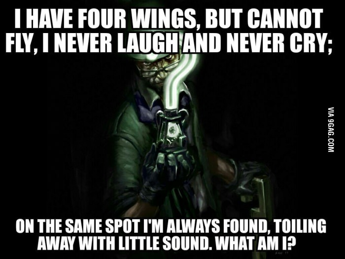 Riddle me this again Memedroid