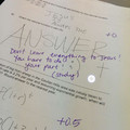 My friend's test