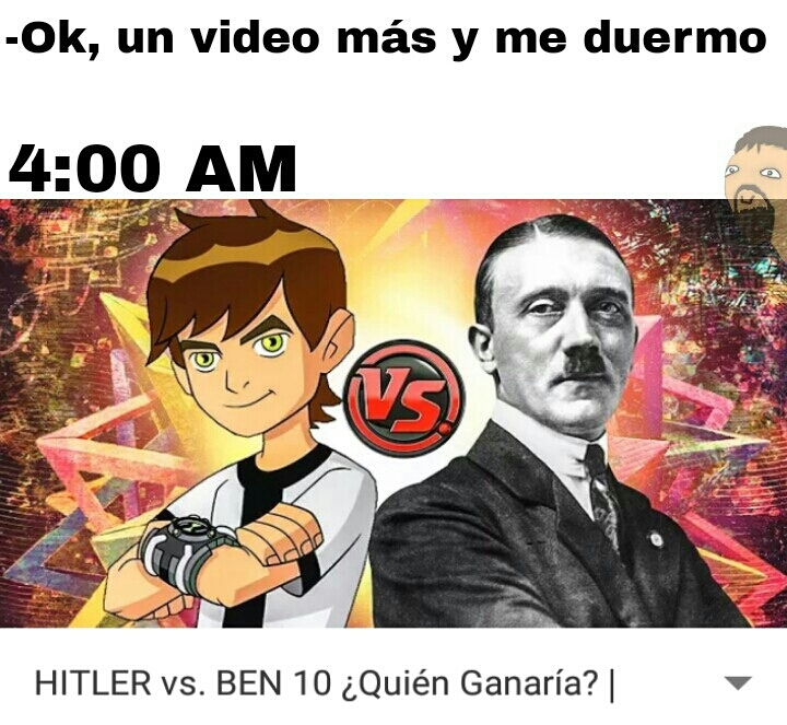 Hitler vs ben 10 - meme
