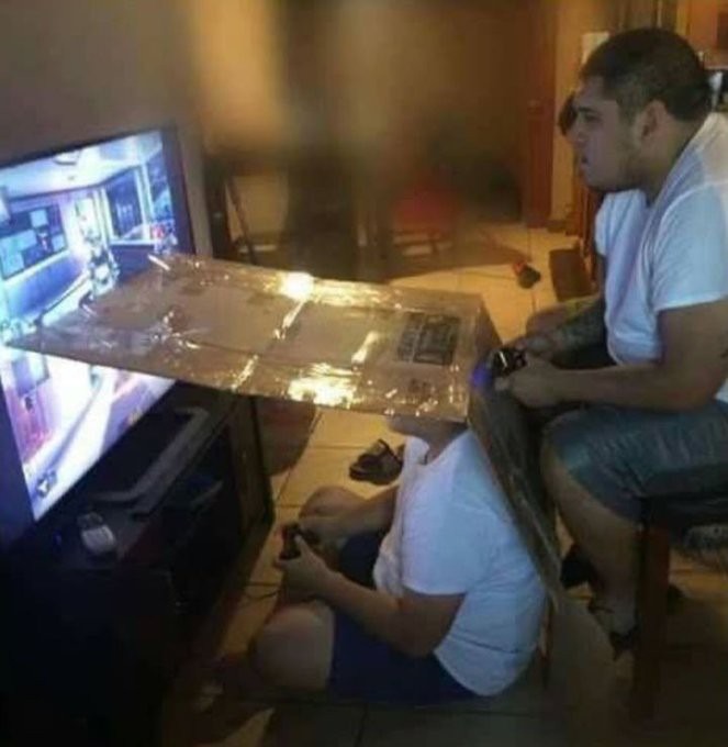 Pantalla dividida - meme