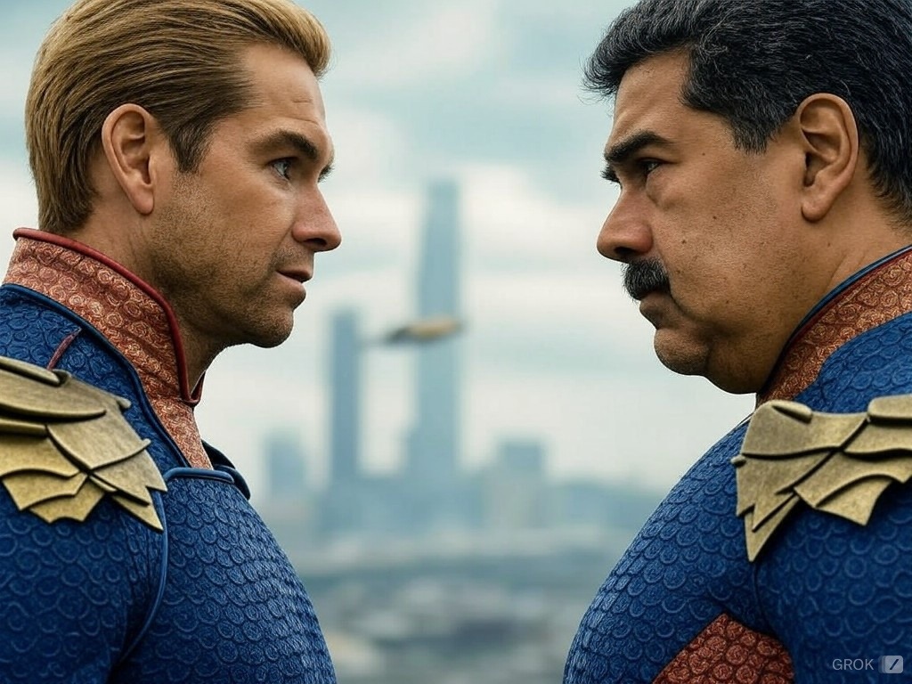 Homelander vs Superbigote - meme