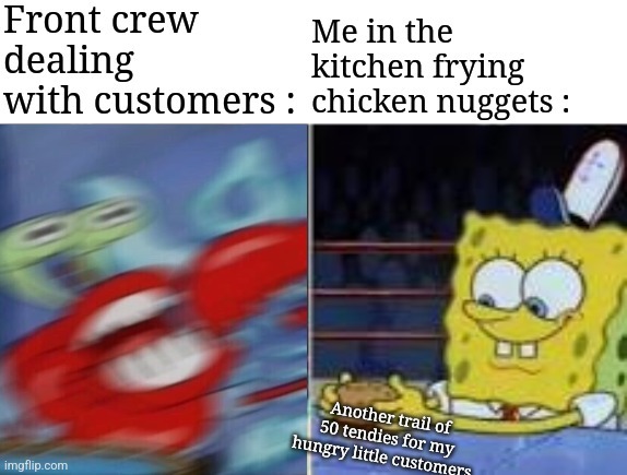 I took satisfaction frying stuff - meme