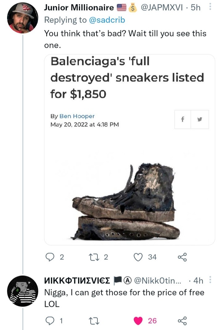 Balenciaga be doing too much now! - meme