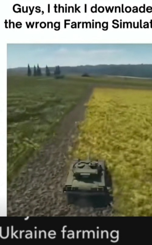 Ukraine farming... Now on steam ! - meme