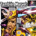 Contexto: en un cómic de Spidergwen, Donald Trump se vuelve un villano parecido a M.O.D.O.K que termina siendo derrotado por una Capitán América afroamericana