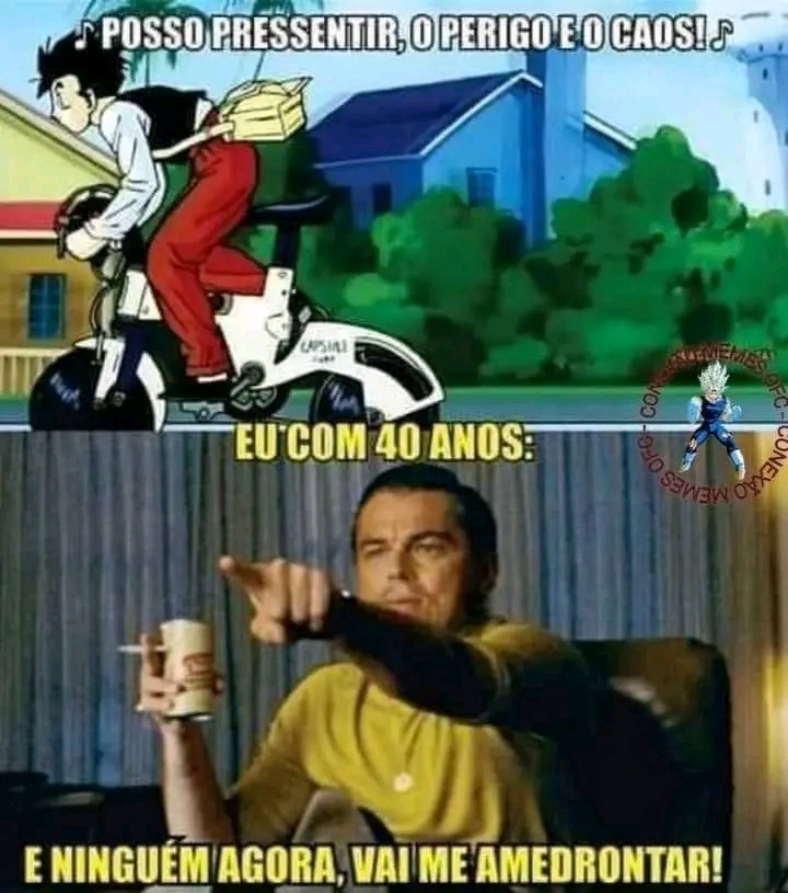 Volta e meia me pego vendo DBZ - meme