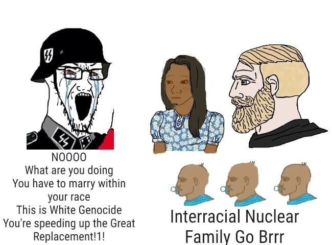 hauptsturmfuhrer vectorman/American nightmare is going into apoplectic shock - meme