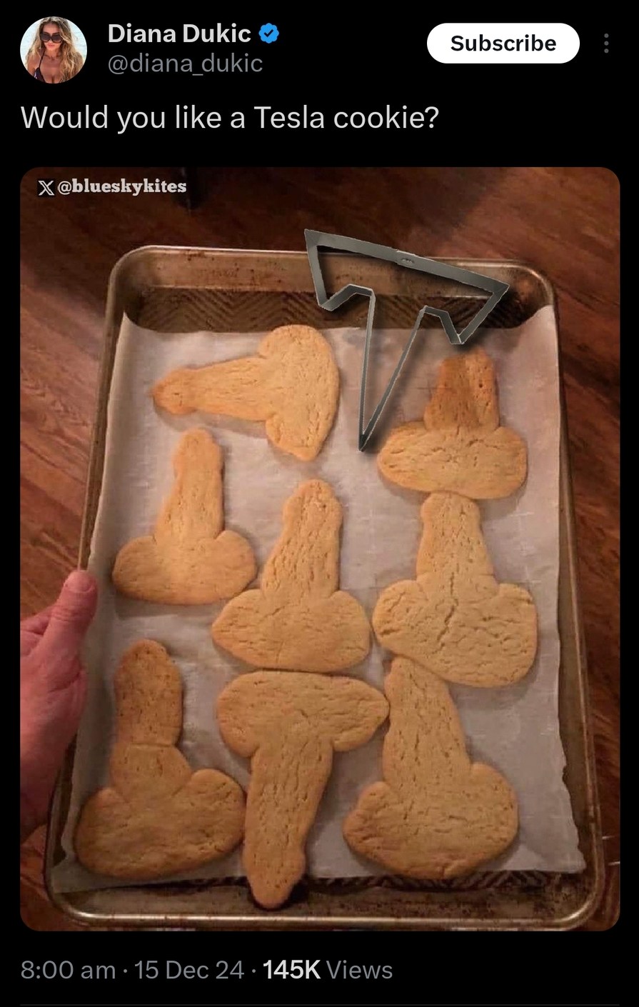 Tesla cookie - meme