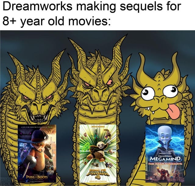 Dreamworks sequels meme