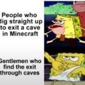 Finding exits through caves