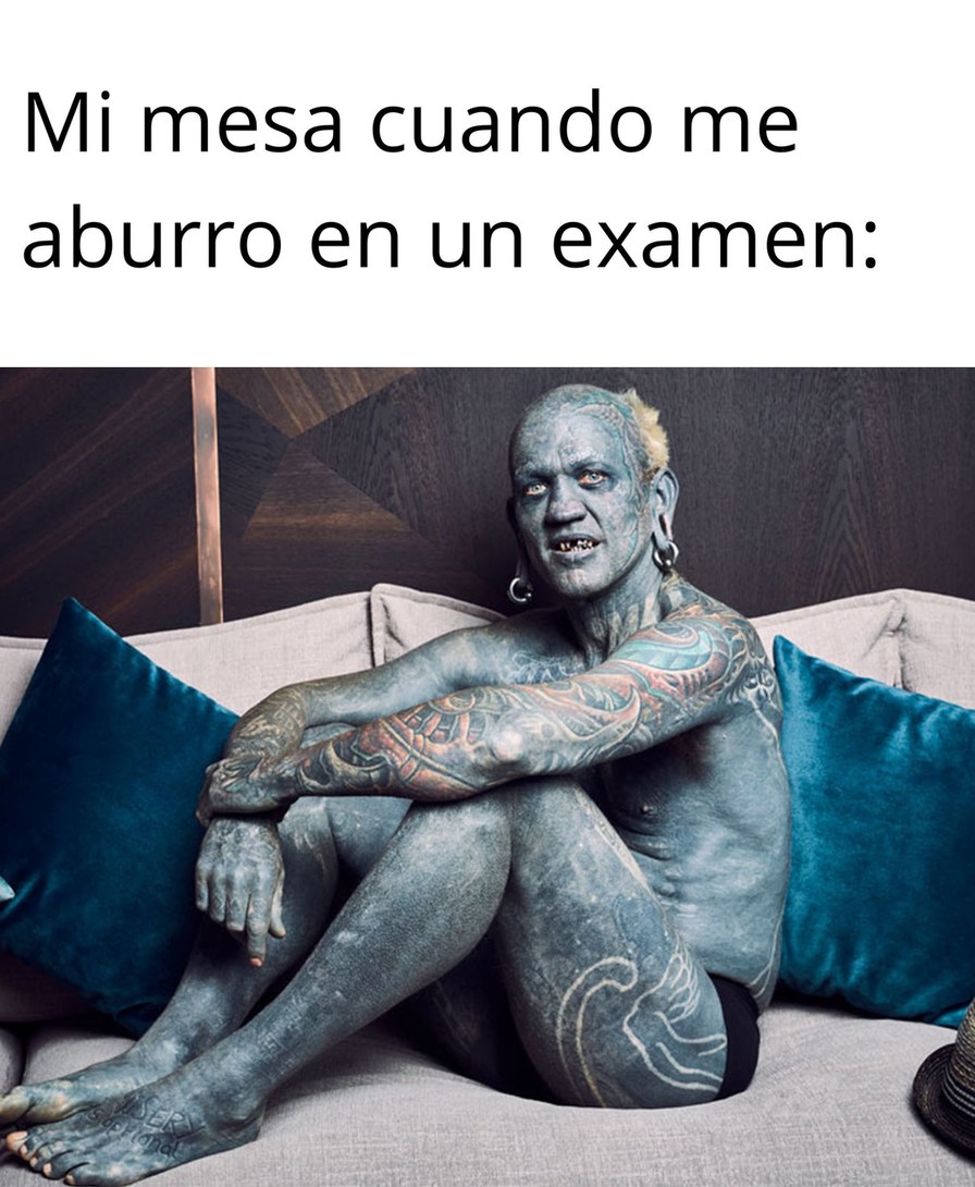 también con la última hoja de papel en la libreta - meme