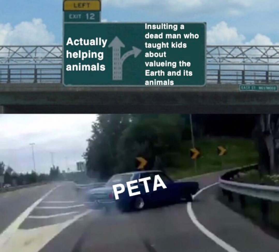Peta are asshole - meme