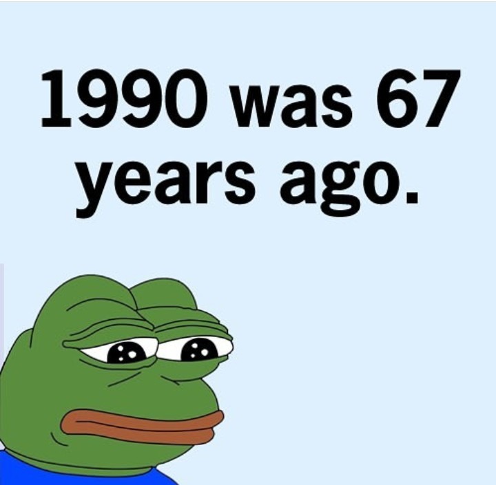 Time flies by fast - meme