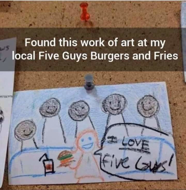 5 guys is the best - meme