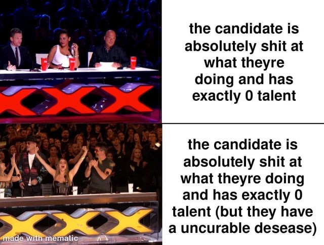 Talent shows be like - meme