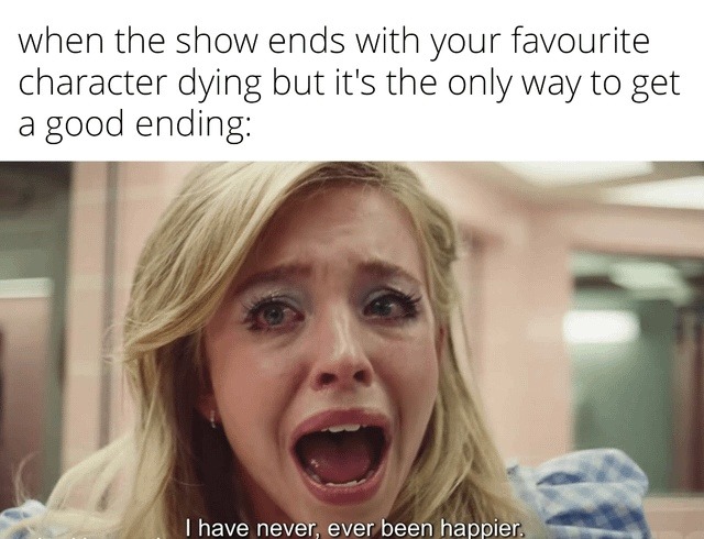 Favorite character dies but the ending slaps harder than expected - meme