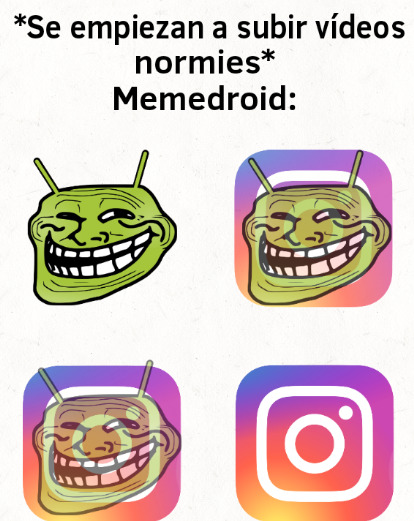 Instadroid - meme