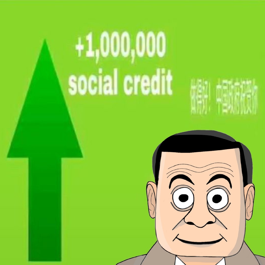 Masturbin Social Credit - meme