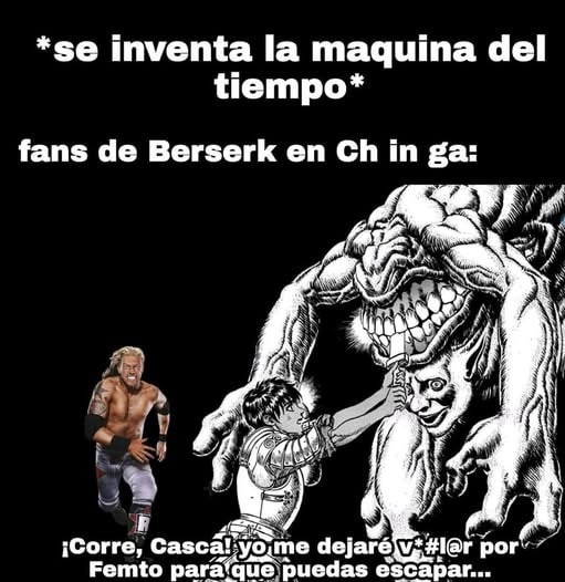 Se inventa la máquina del tiempo y los fans de Berserk ya saben a dónde ir - meme