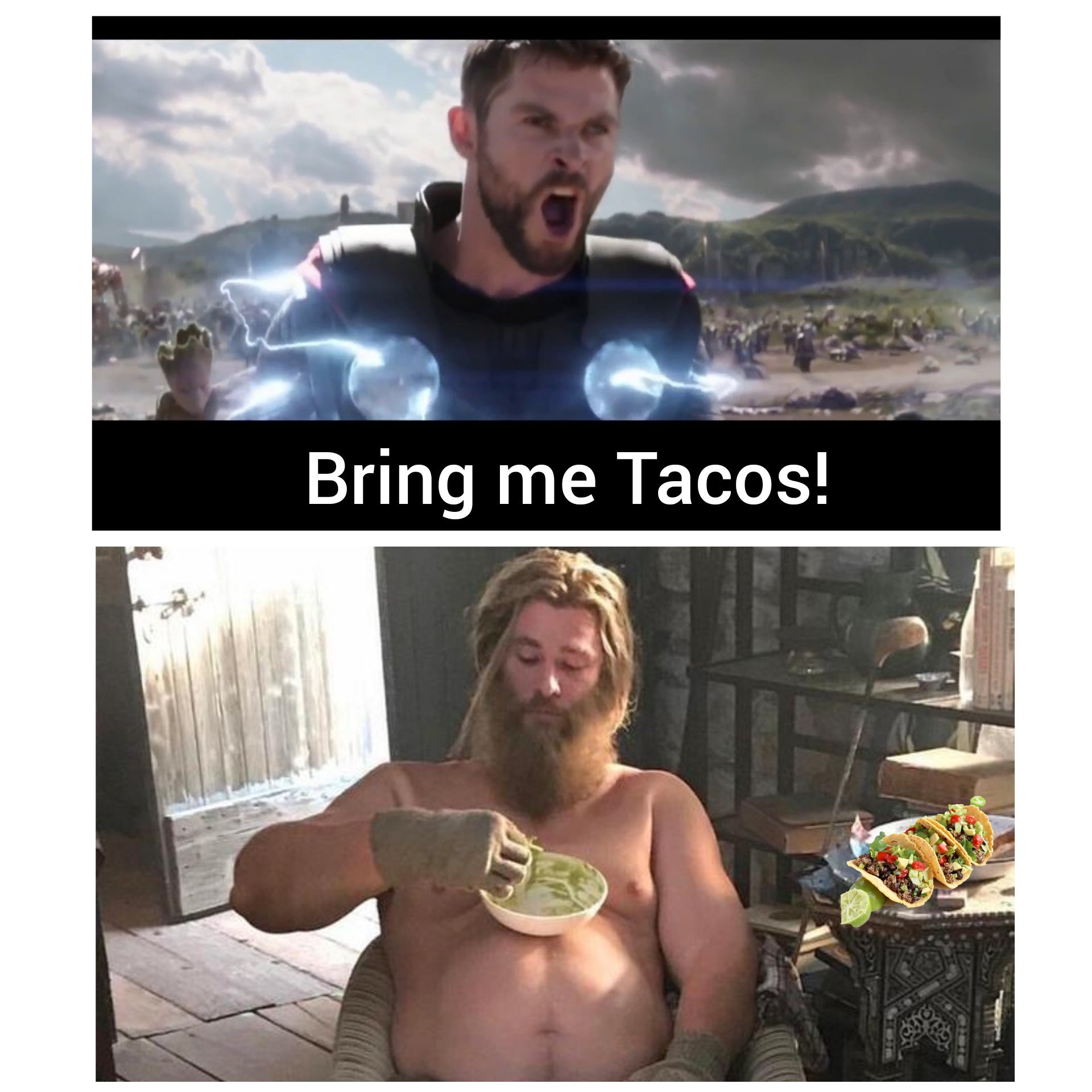So it was Tacos instead of Thanos - meme