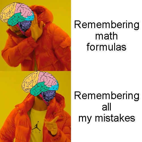 Brain Remembers All (Mistakes) - meme