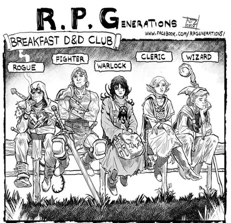 Breakfast D&d club - meme