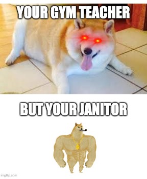 Janitor- rip doge - meme