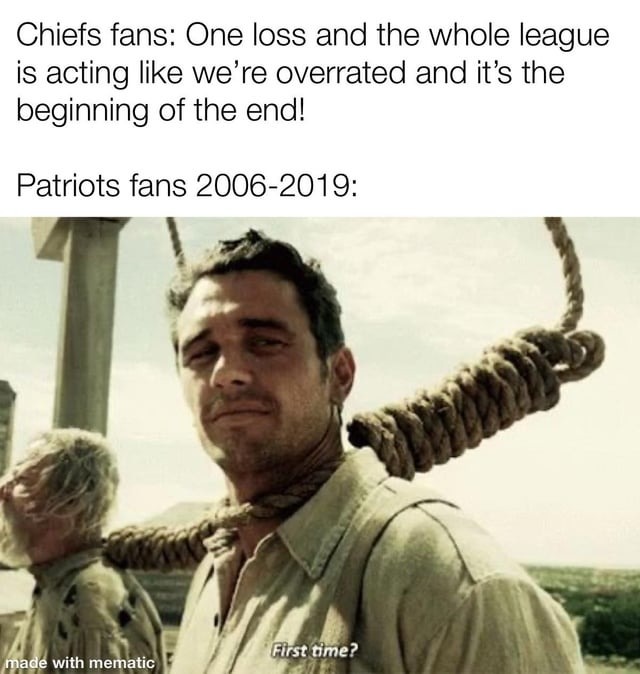 Chiefs and Patriots - meme