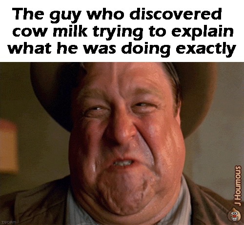 Cow milk - meme