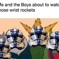 Watch those wrist rockets!!!