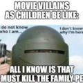 Villains as children be like