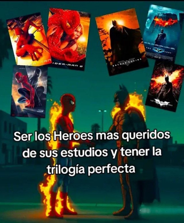 tener la trilogía perfecta y seguir siendo los reyes del estudio - meme