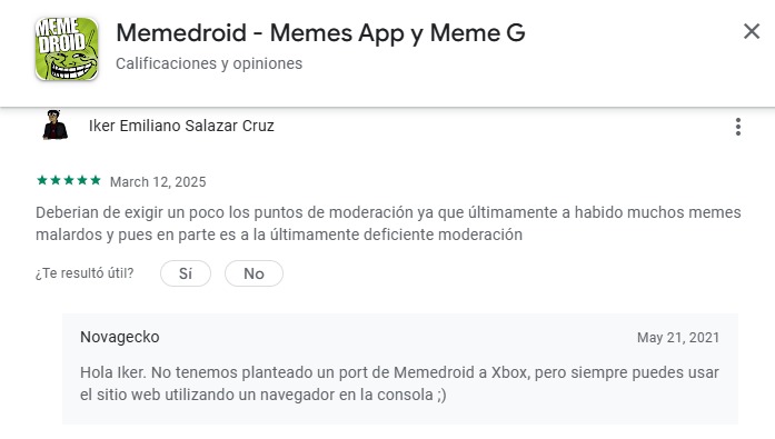 Memedroid para La Xbox