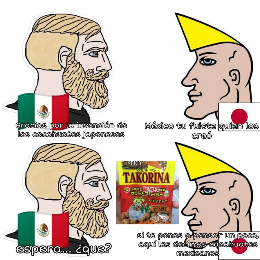 Los maníes - meme