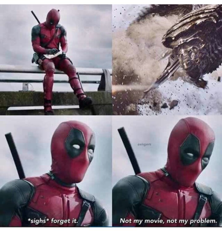 Deadpool's priorites - meme