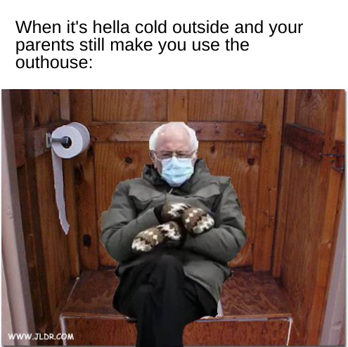 I don't have an outhouse but this must suck - meme
