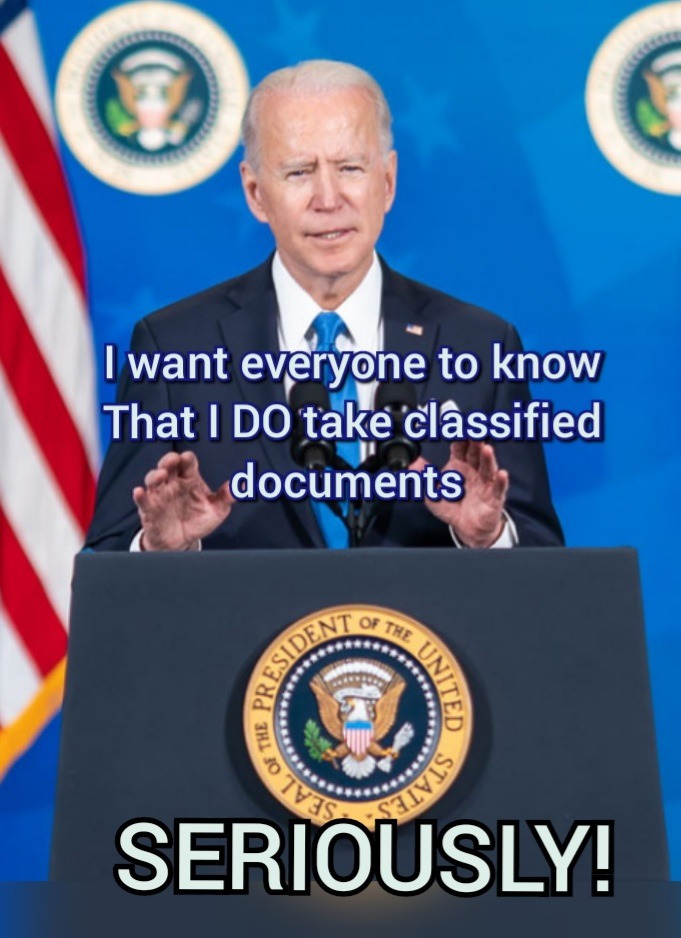 Biden tells truth. - meme
