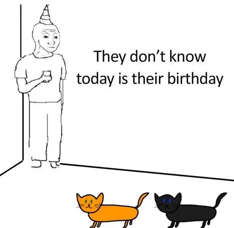 They don't know is their birthday - meme