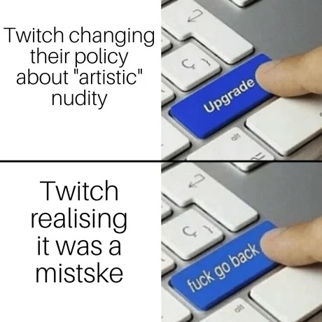 Twitch will wait and send it again - meme