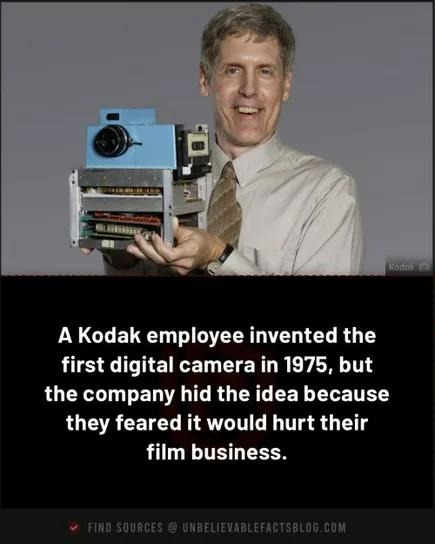 Kodak killed digital cameras before they were cool - meme