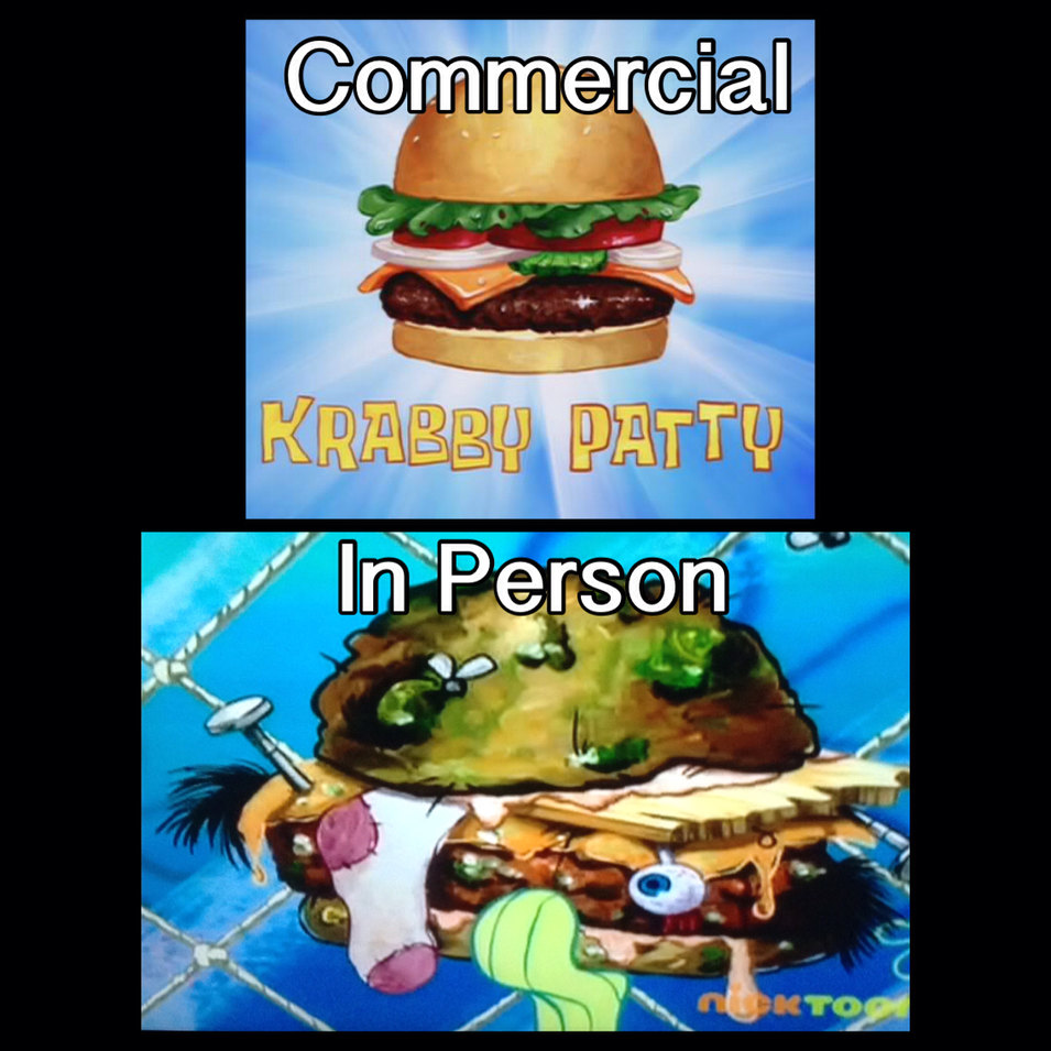 Fastfood burgers - meme