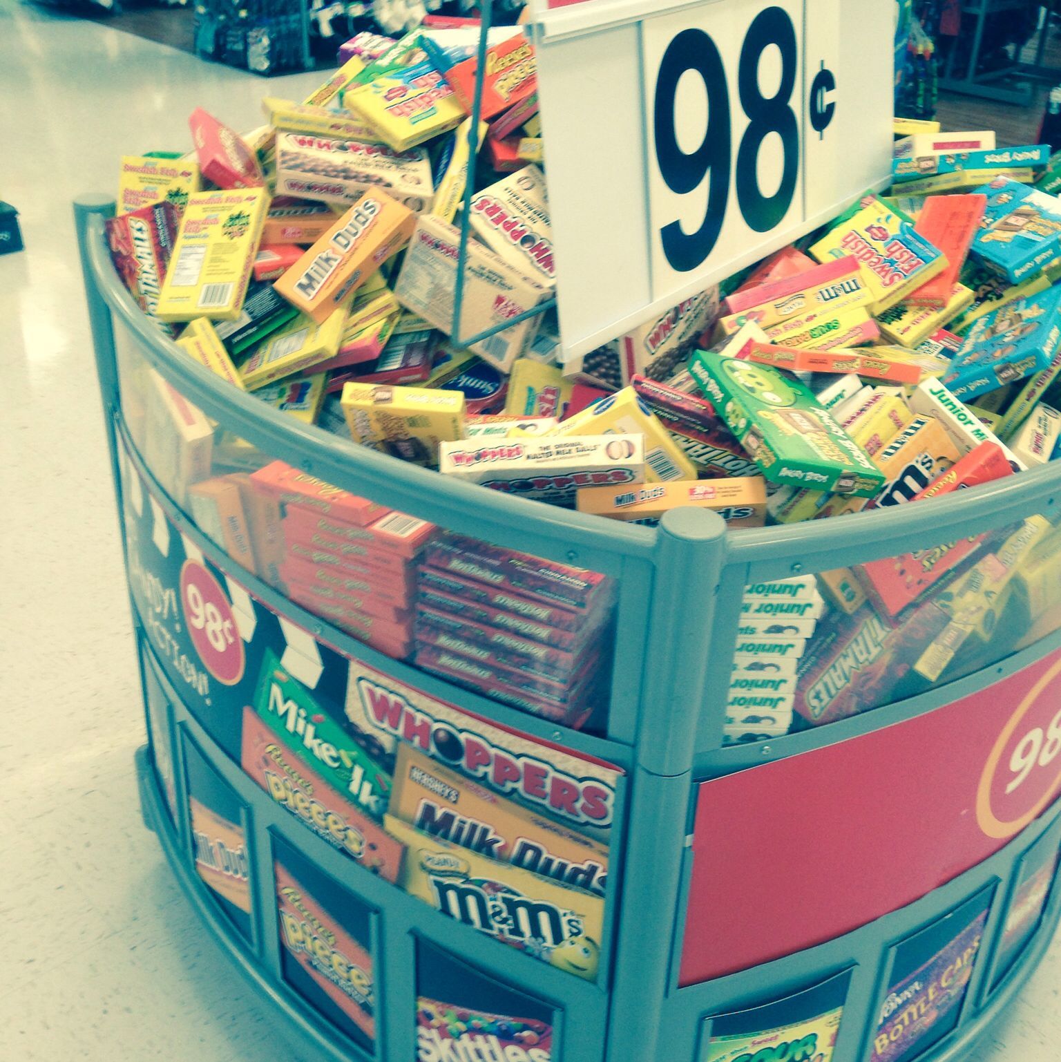 Was trying to organize the candy bin at walmart til the called security... - meme