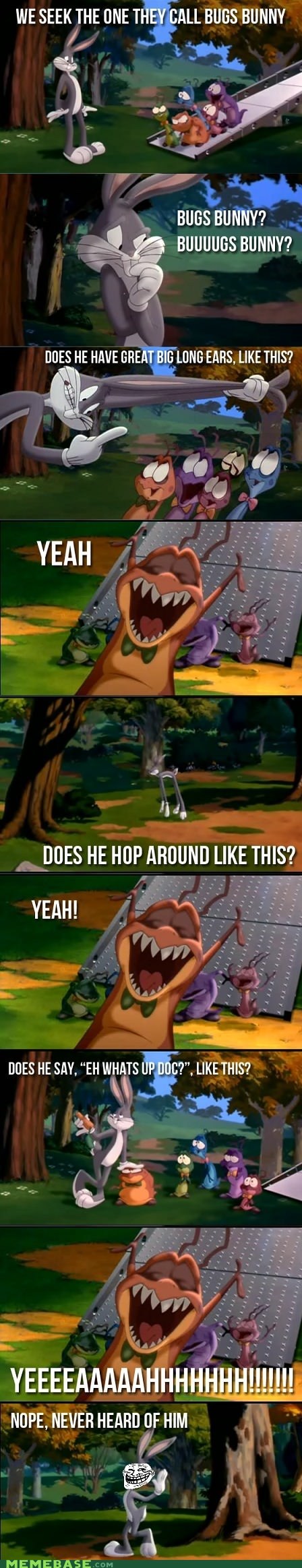 Troll Level: Bugs Bunny - meme