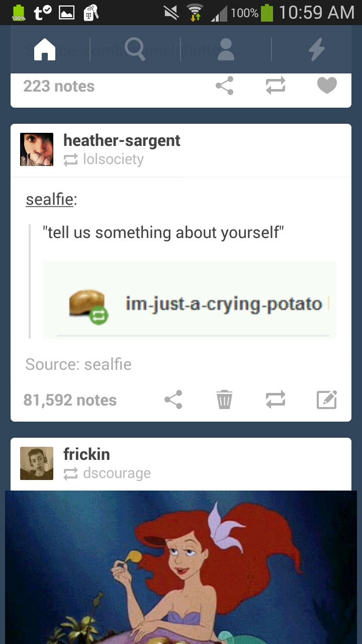 im a potato - meme