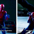 Accurate depiction of sarcastic spiderman.