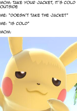 Smug Pikachu looks stoned - meme
