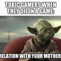 Toxic gamers